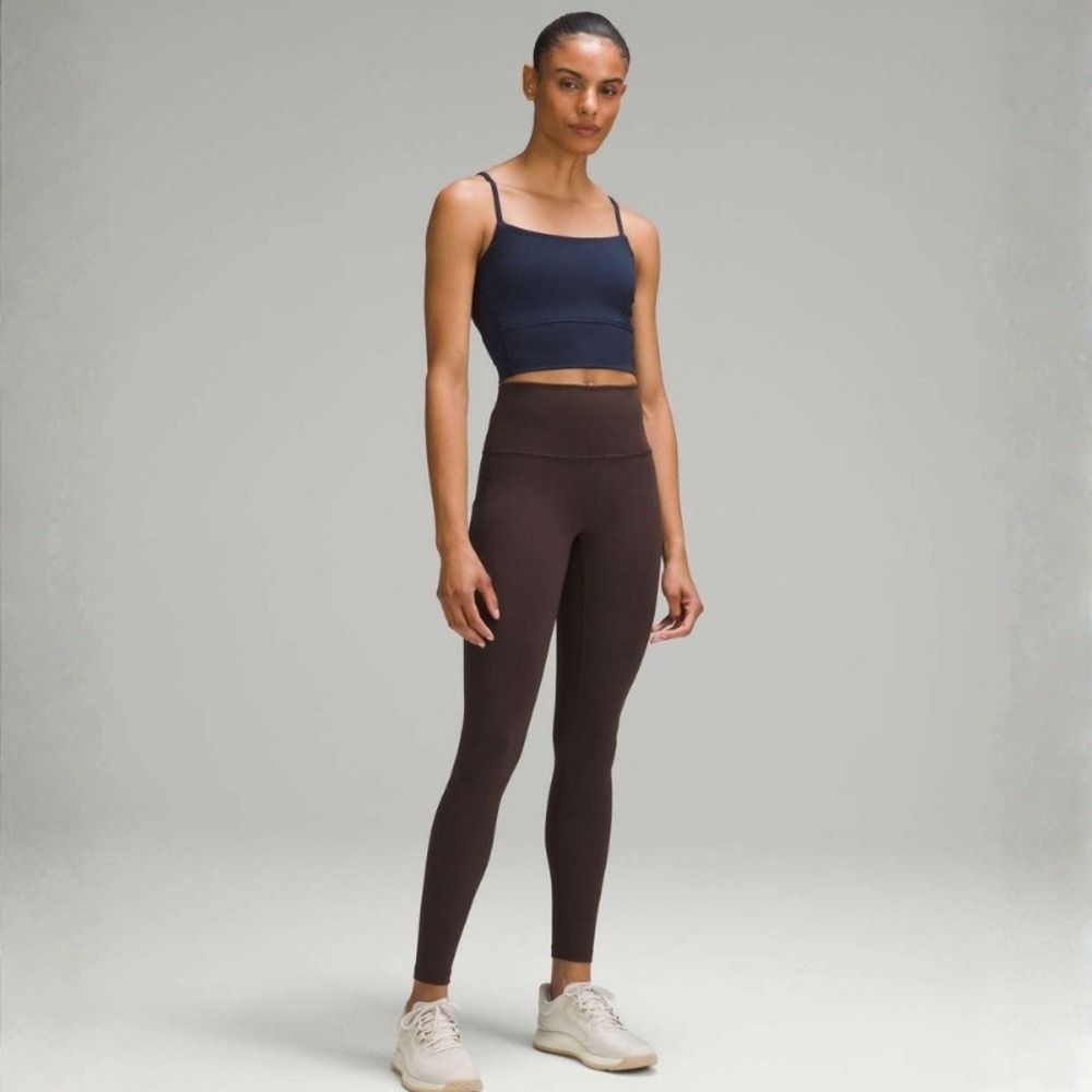 Lululemon Wunder Train High-Rise Tight with Pockets 28" Espresso Everlux Size 8